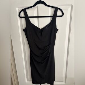 Le Château Bustier Mini Black Dress
